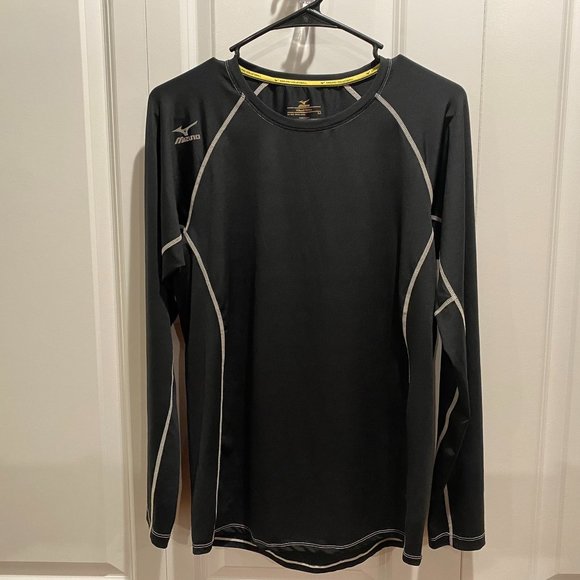 Mizuno Women's Core Balboa 4.0 Long Sleeve Volleyball Jersey Black Size M - Picture 1 of 6